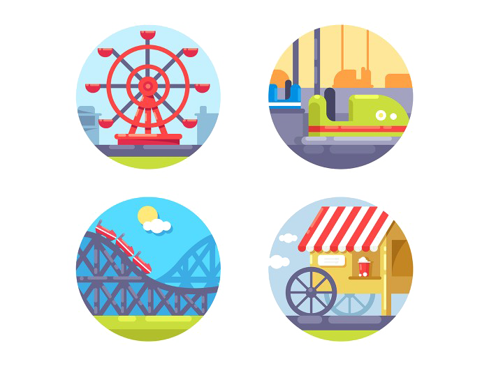 Amusement Park Transparent PNG Image