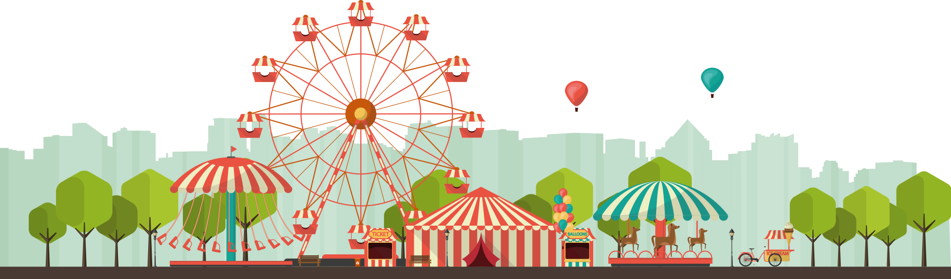 Amusement Park Transparent PNG Image