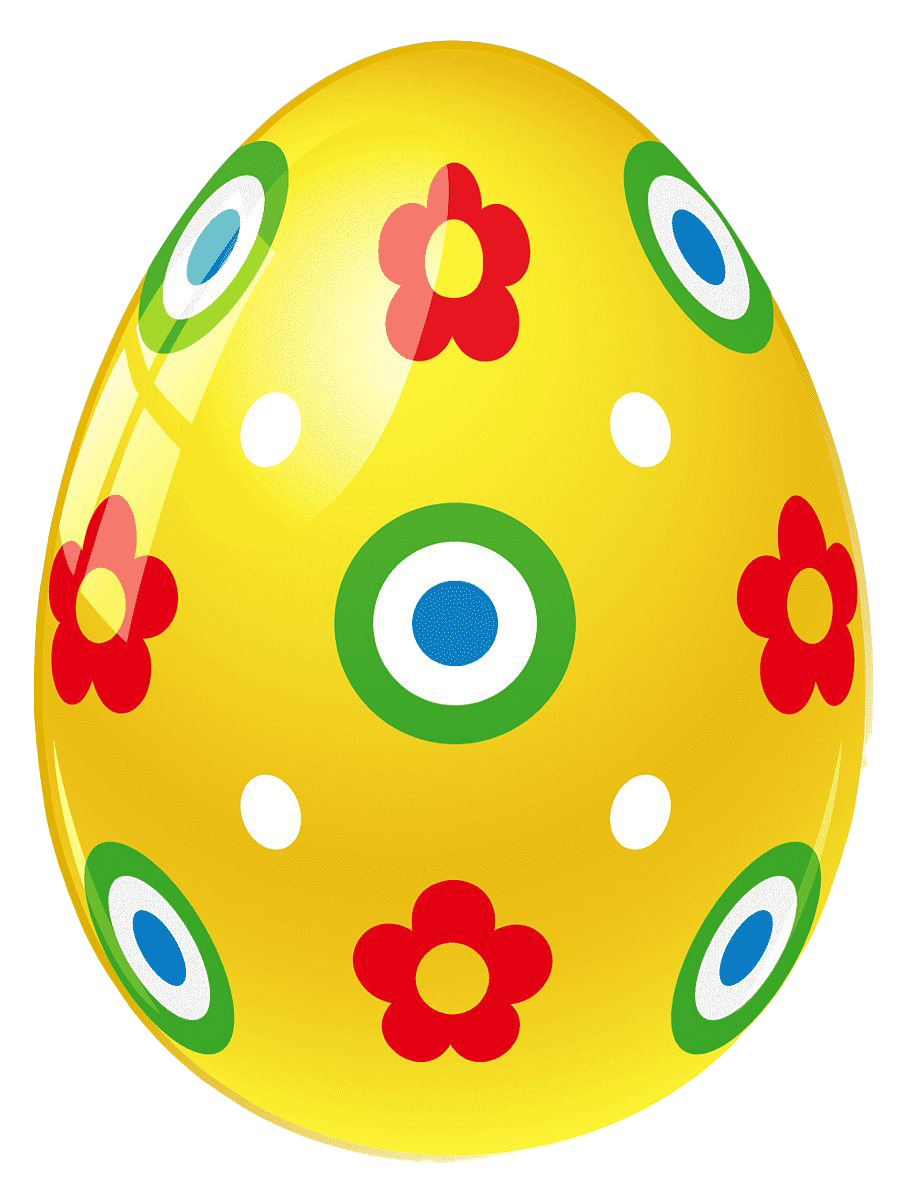 Egg Easter Yellow Transparent PNG Image