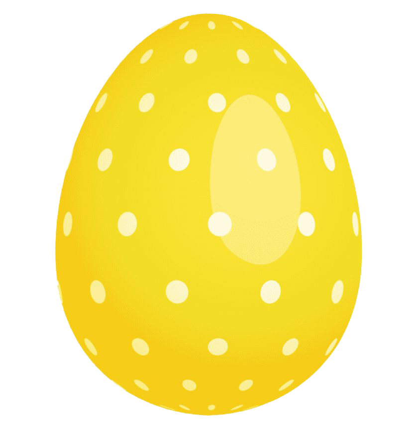 Egg Easter Yellow Transparent PNG Image