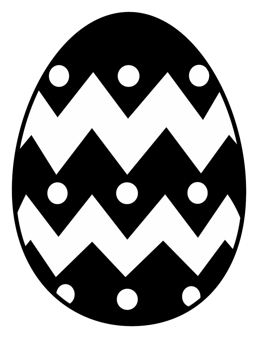 Easter Black Egg Transparent PNG Image
