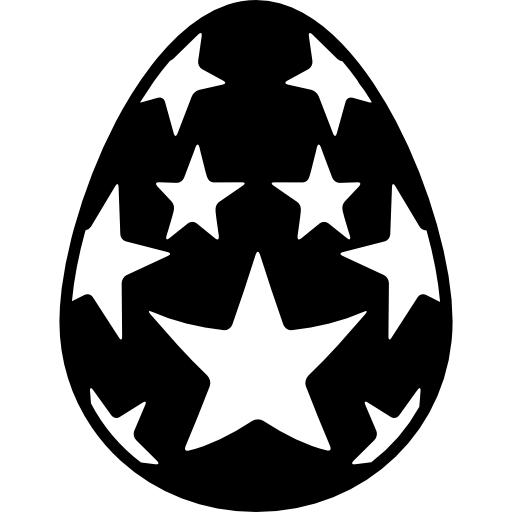 Easter Black Egg Transparent PNG Image