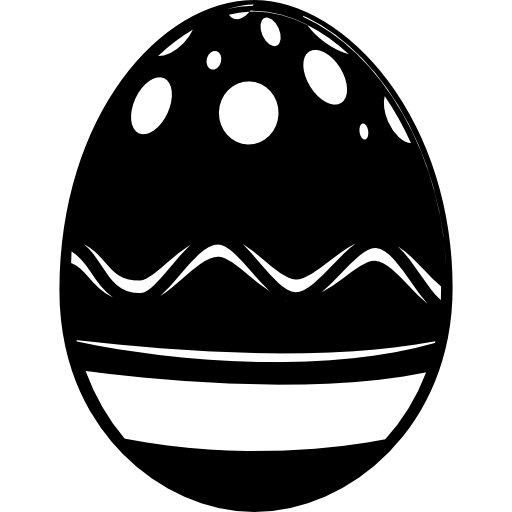 Easter Black Egg File Transparent PNG Image