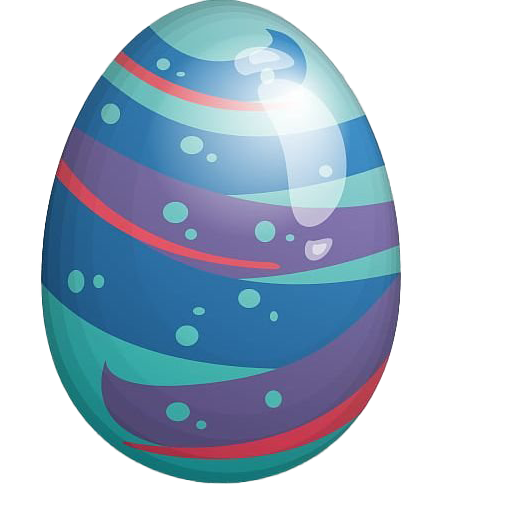 Blue Egg Easter Transparent PNG Image