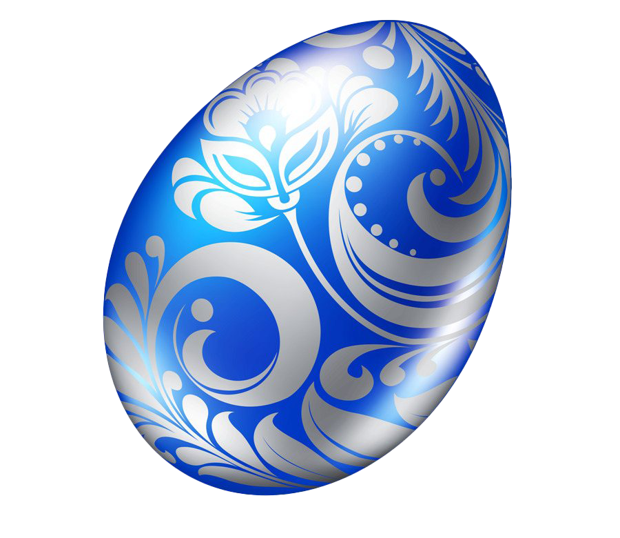 Blue Egg Easter Transparent PNG Image