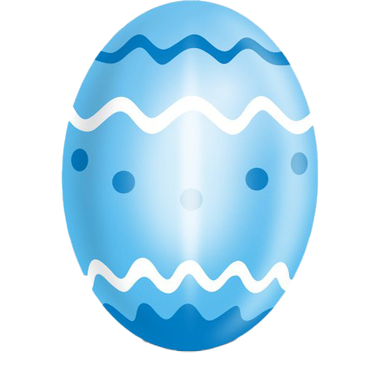 Blue Egg Easter Transparent PNG Image