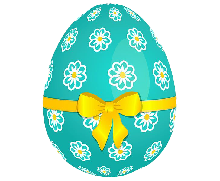 Blue Egg Easter Transparent PNG Image