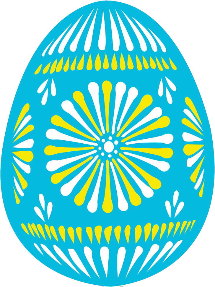 Blue Egg Easter Transparent PNG Image