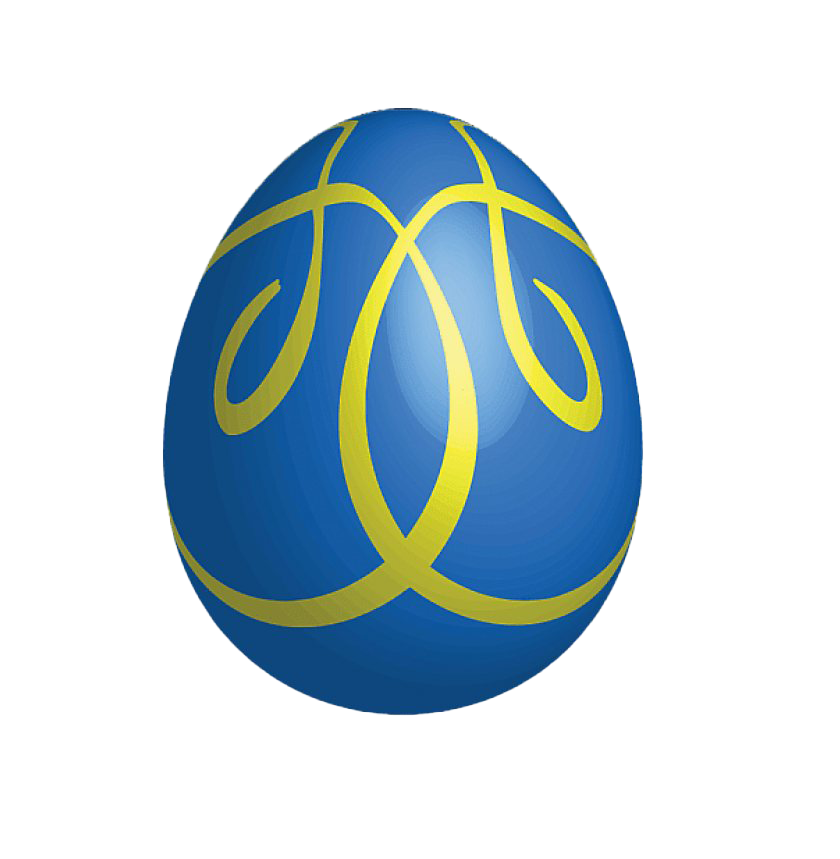 Blue Egg Easter Transparent PNG Image