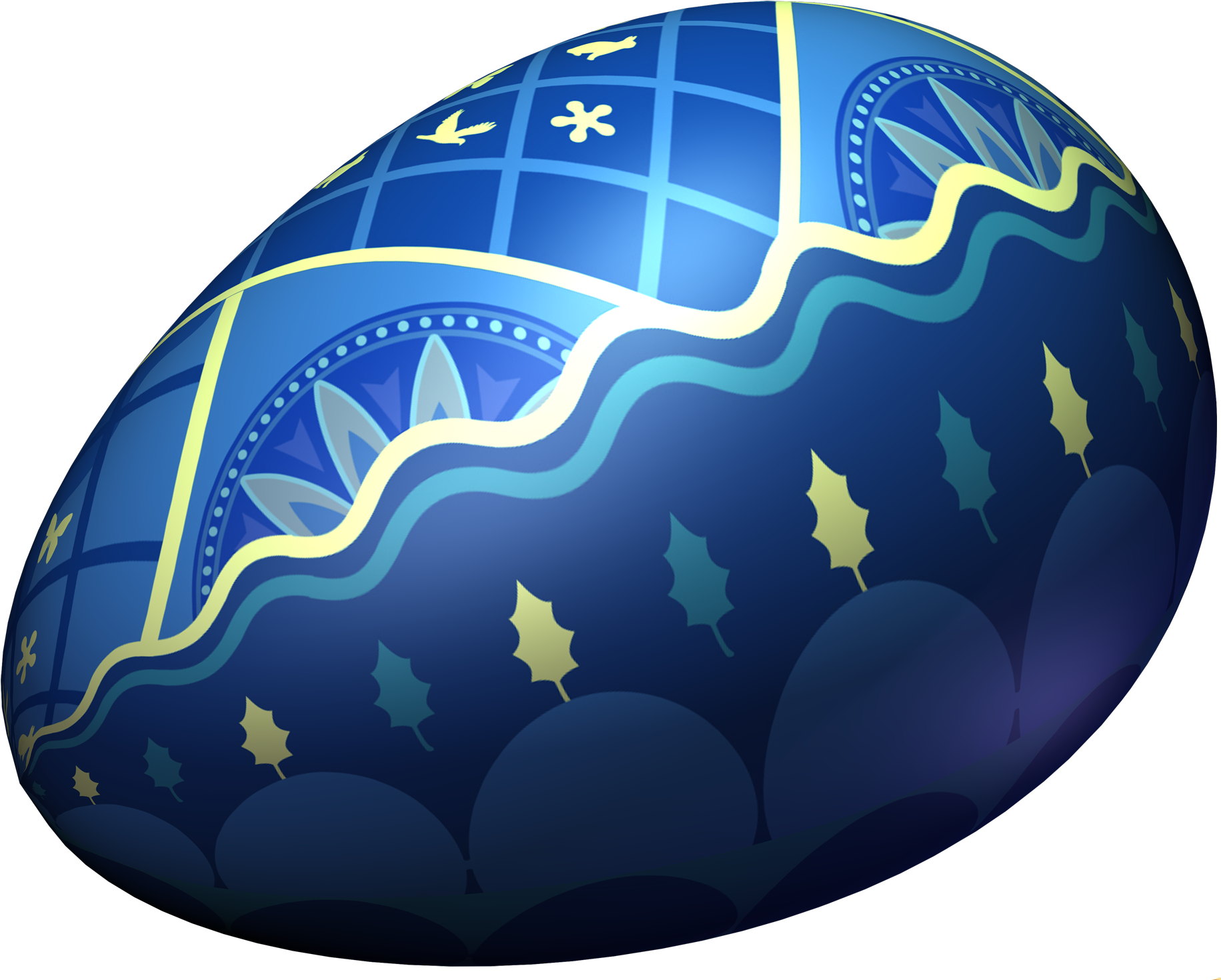Blue Egg Easter Transparent PNG Image