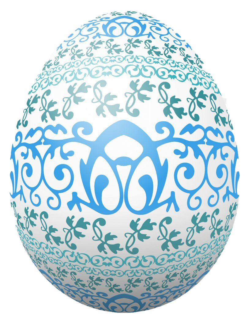 Blue Egg Easter Transparent PNG Image