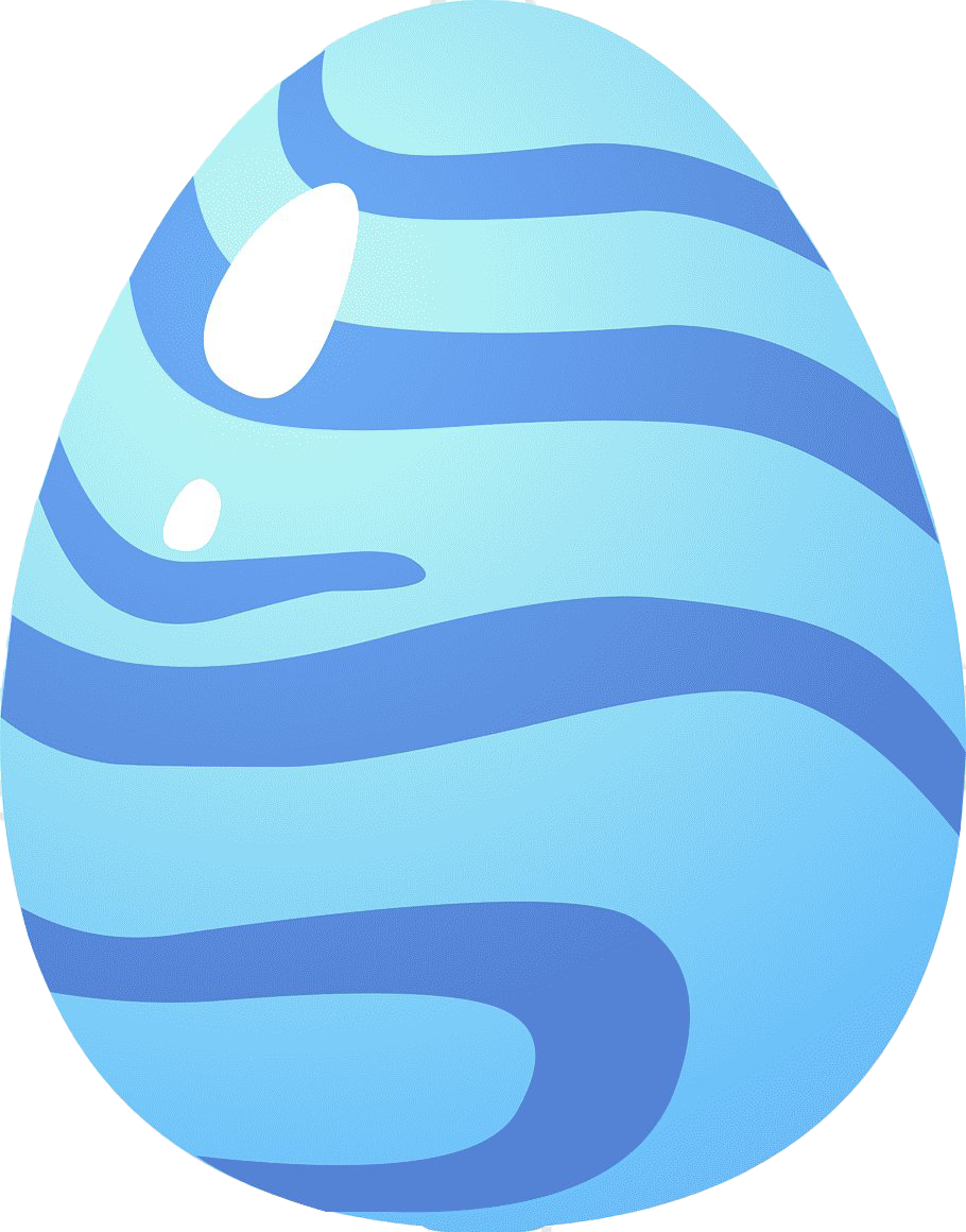 Blue Egg Easter Transparent PNG Image