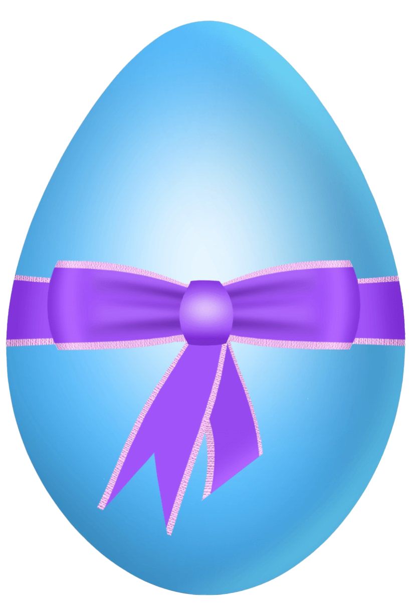 Blue Egg Easter Transparent PNG Image
