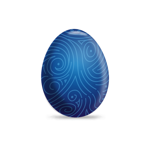 Blue Egg Easter Transparent PNG Image