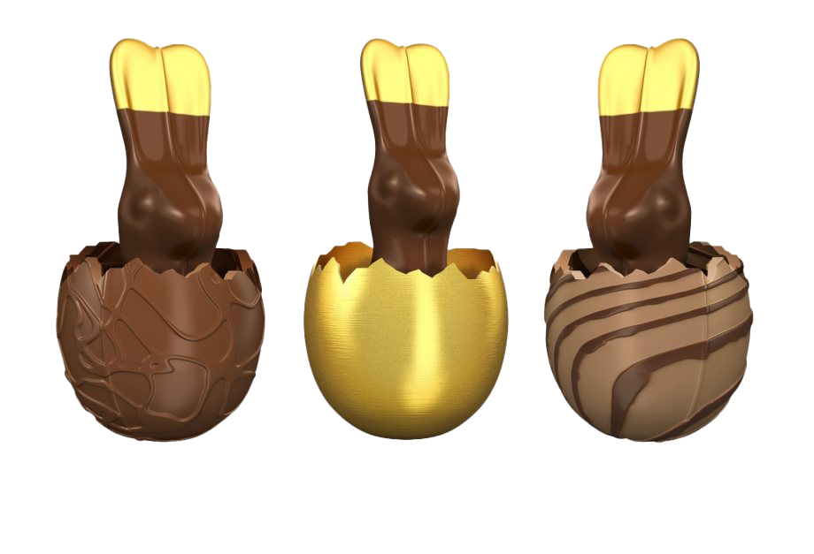 Broken Easter Egg Chocolate Transparent PNG Image
