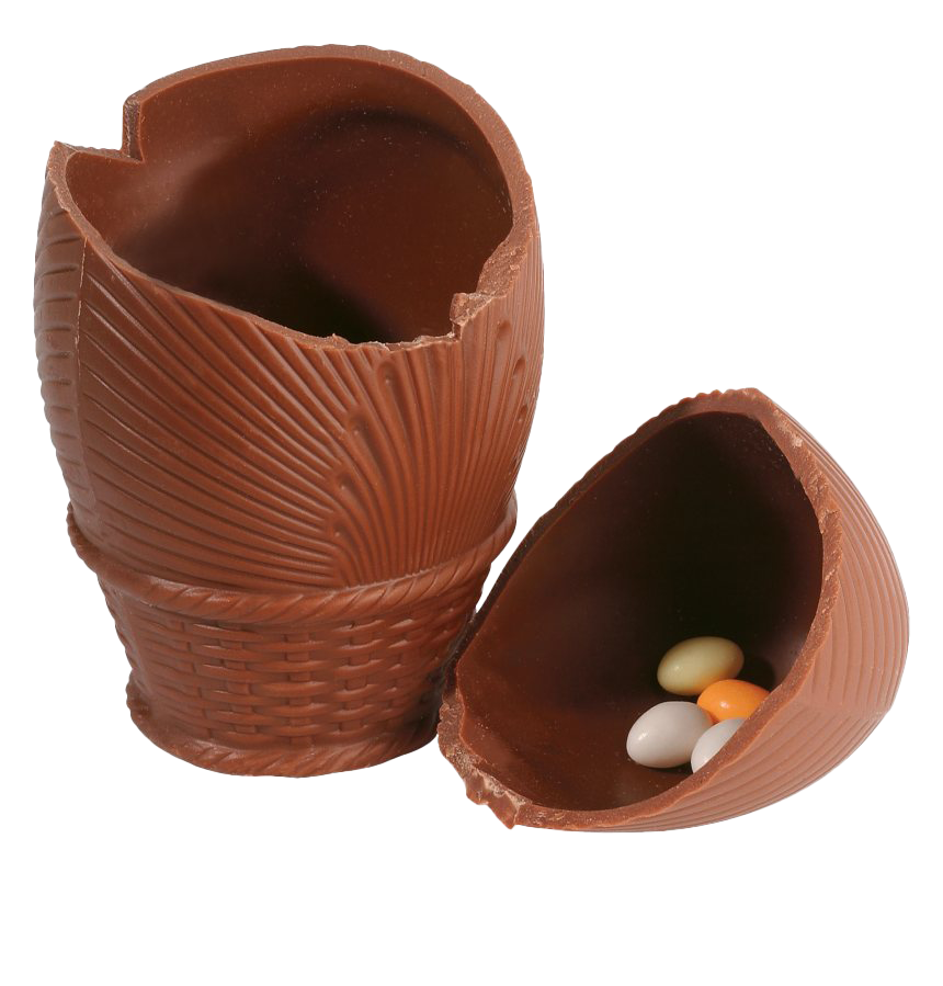 Broken Easter Egg Chocolate Transparent PNG Image