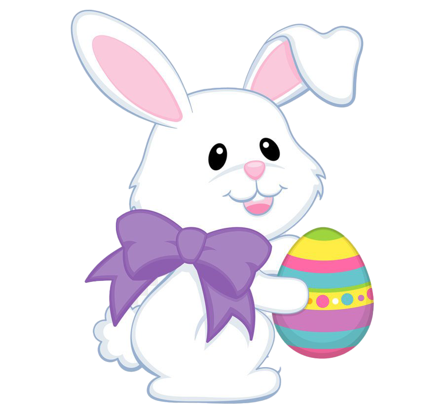 Cute Easter Bunny Transparent PNG Image