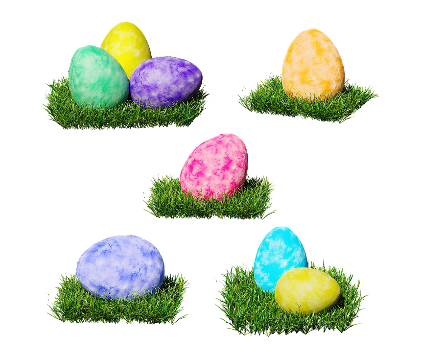 Decorative Egg Easter Colorful Transparent PNG Image