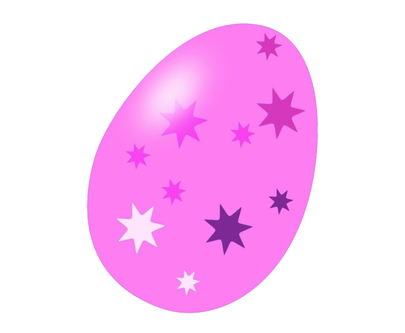 Decorative Purple Easter Egg Transparent PNG Image