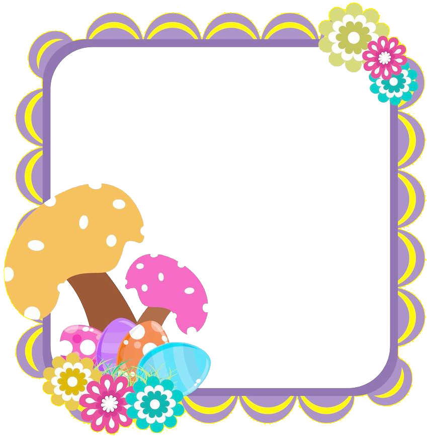 Border Easter Transparent PNG Image