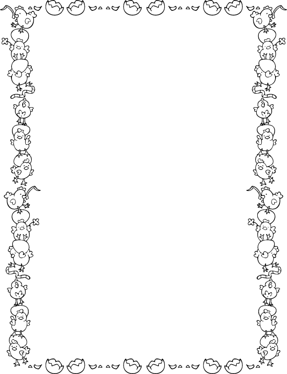 Border Easter File Transparent PNG Image