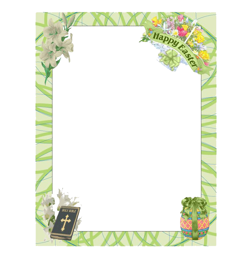Border Easter Transparent PNG Image