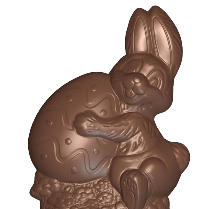 Easter Bunny Chocolate Transparent PNG Image