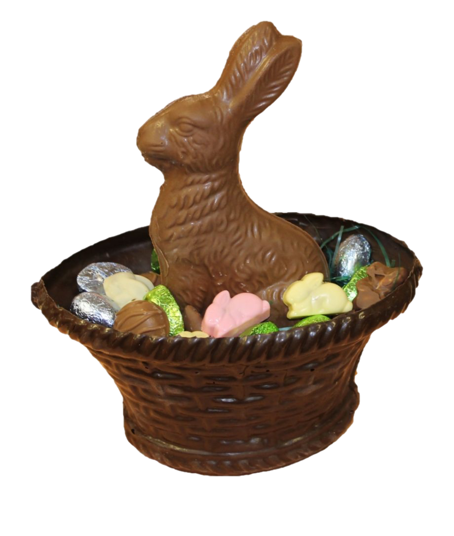 Easter Bunny Chocolate Transparent PNG Image