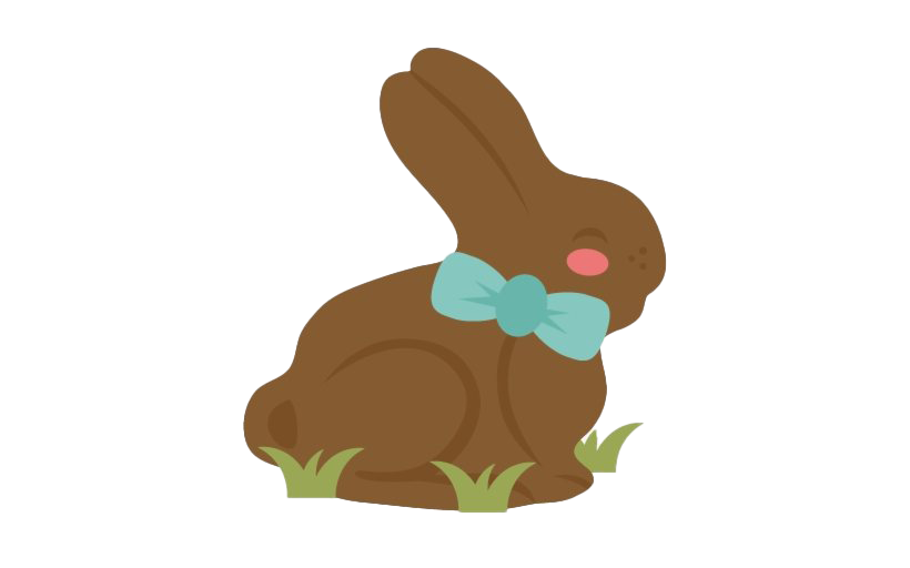 Easter Bunny Chocolate Transparent PNG Image