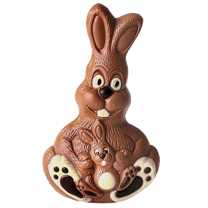 Easter Bunny Chocolate Transparent PNG Image