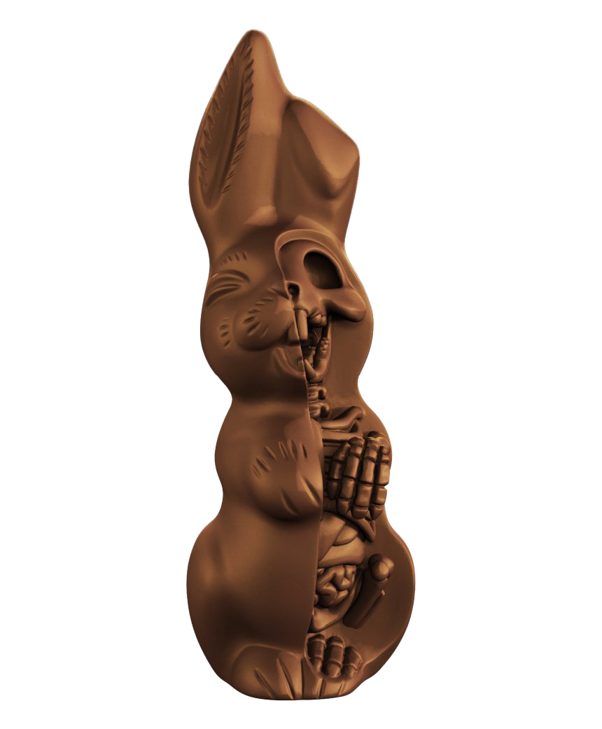 Easter Bunny Chocolate Transparent PNG Image