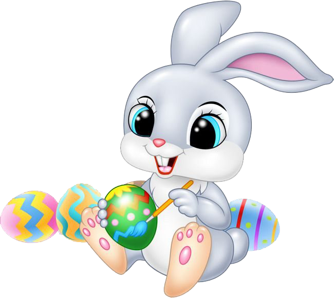 Easter Bunny Transparent PNG Image