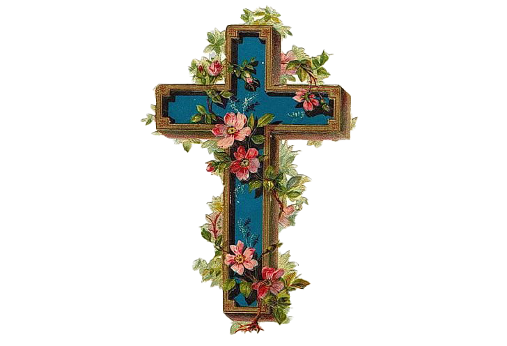 Christian Easter Cross Transparent PNG Image