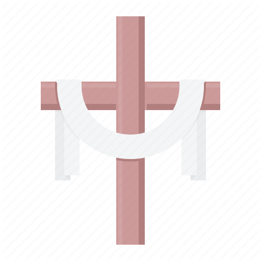 Christian Easter Cross Transparent PNG Image