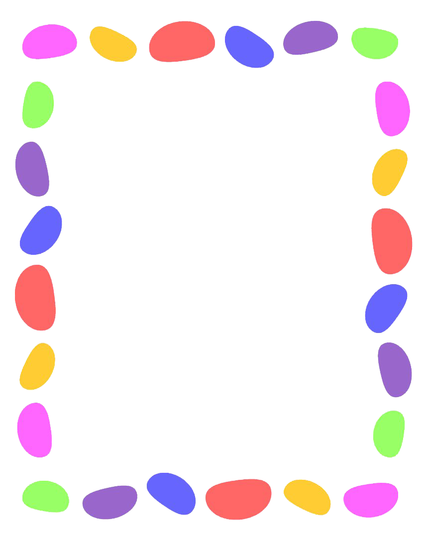 Border Eggs Easter Transparent PNG Image