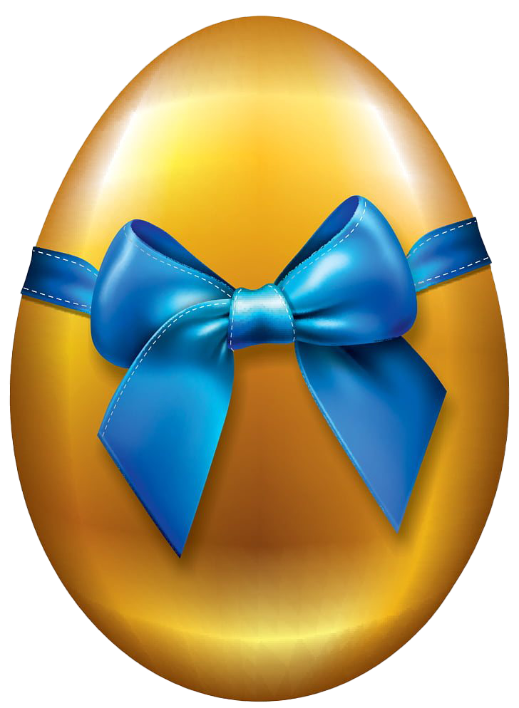 Egg Easter Gold Transparent PNG Image