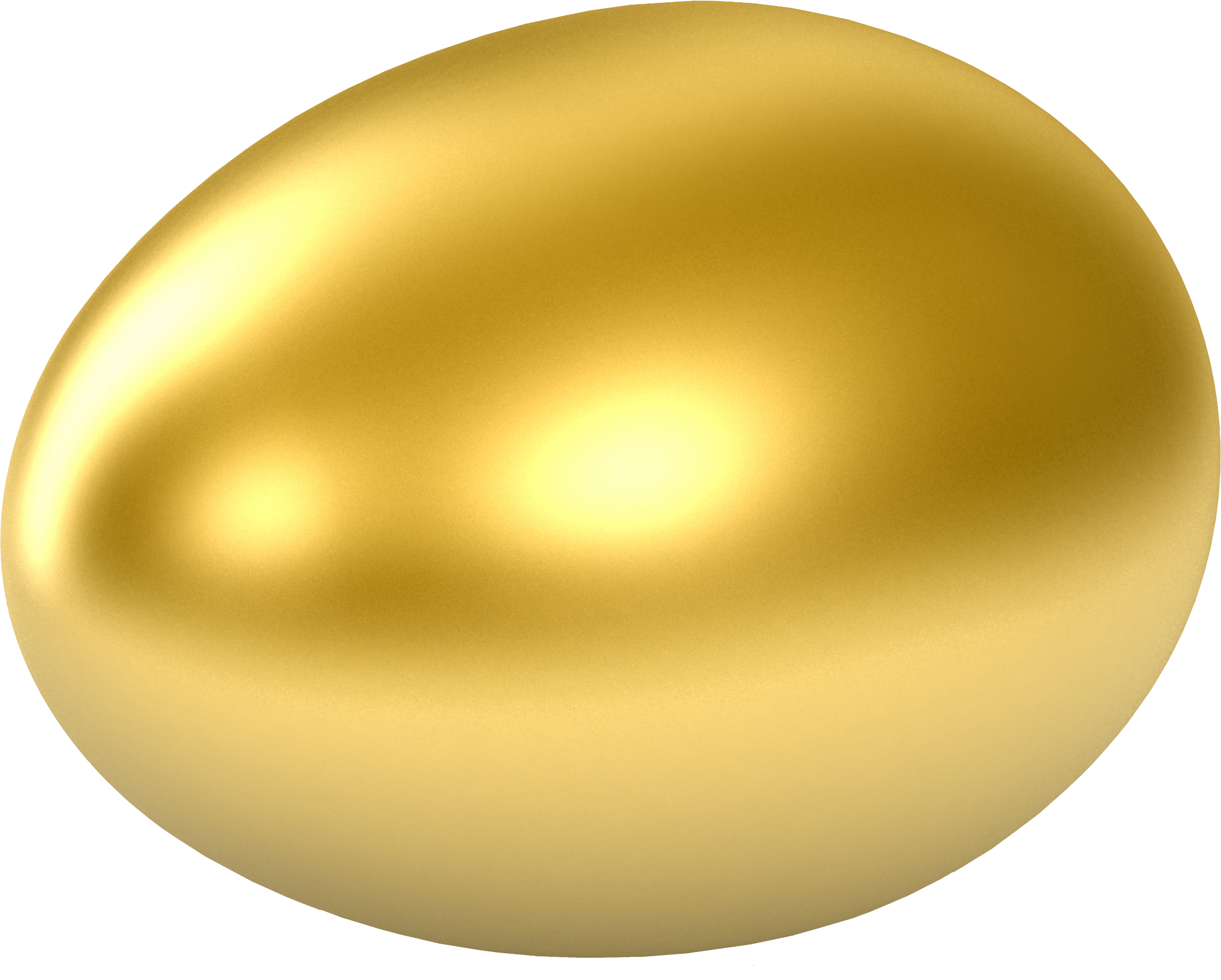 Egg Easter Gold Transparent PNG Image