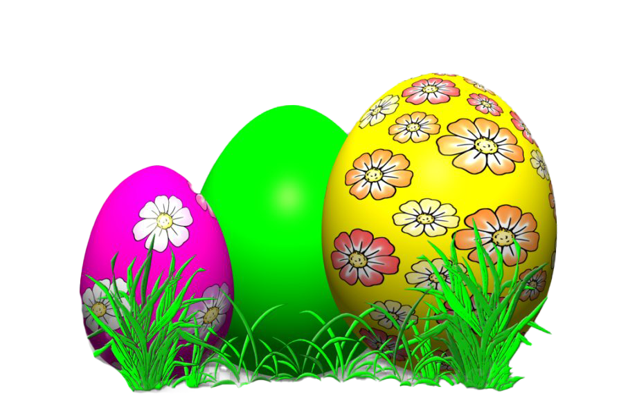 Egg Grass Easter Transparent PNG Image