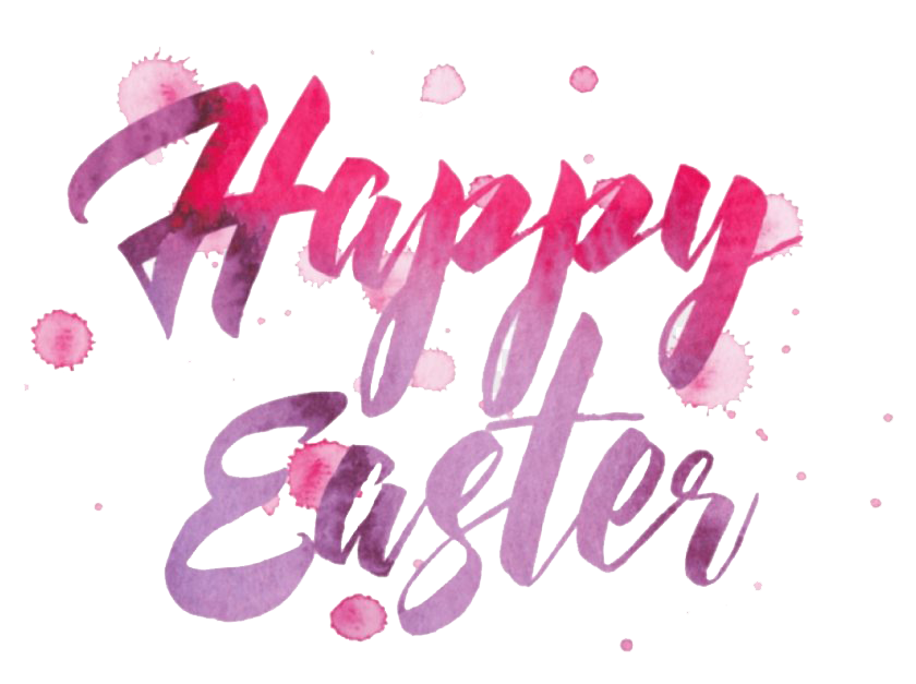 Logo Easter Word Happy Transparent PNG Image