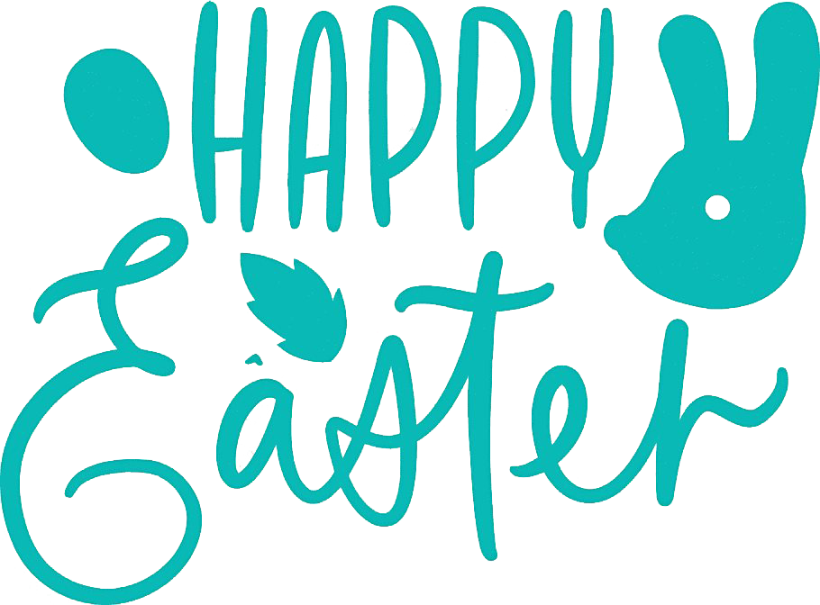 Text Easter Happy Transparent PNG Image