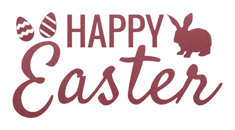Text Easter Happy Transparent PNG Image