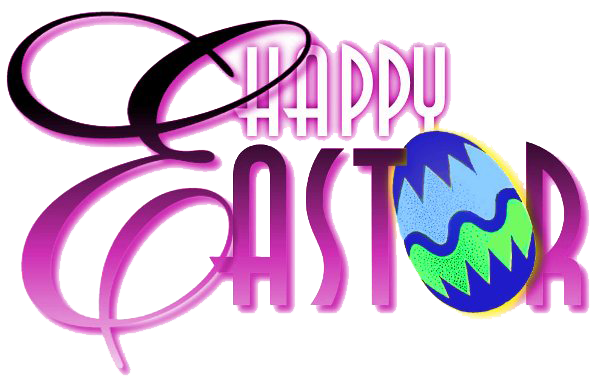 Text Easter Happy Transparent PNG Image
