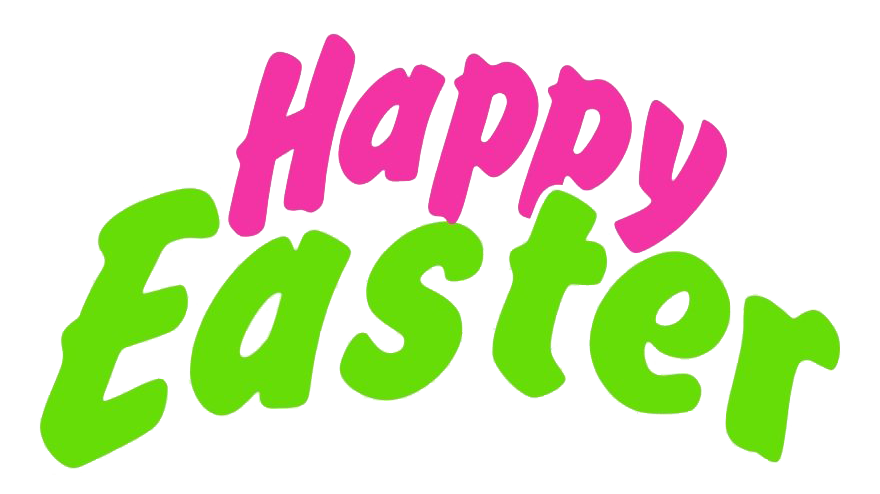 Text Easter Happy Transparent PNG Image