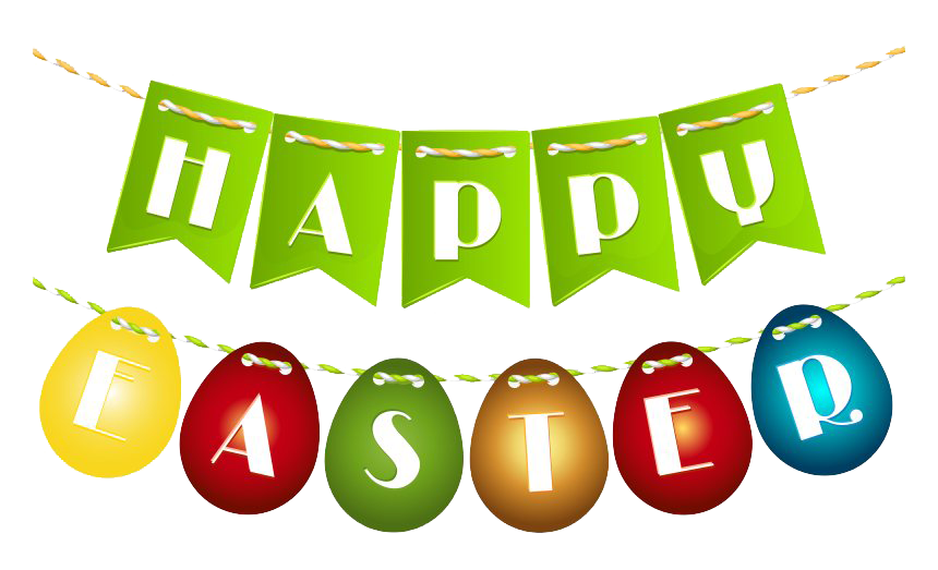 Text Easter Happy Transparent PNG Image