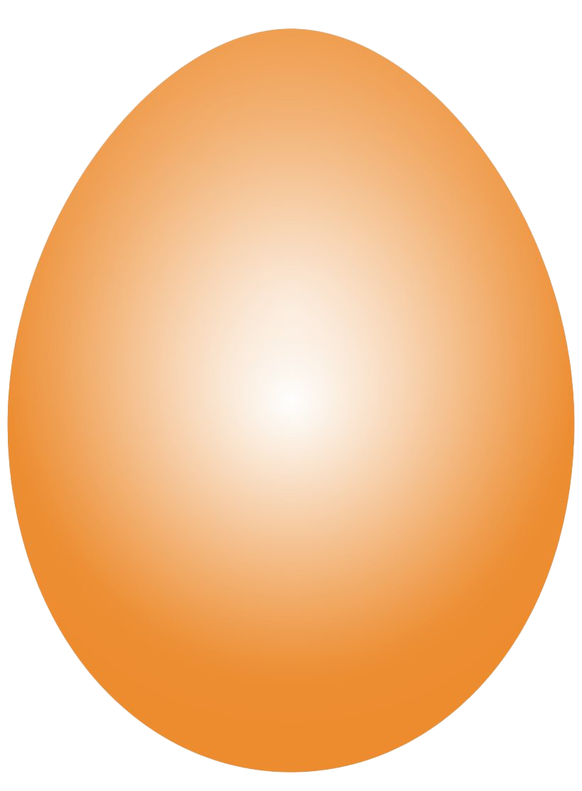 Orange Egg Easter Transparent PNG Image