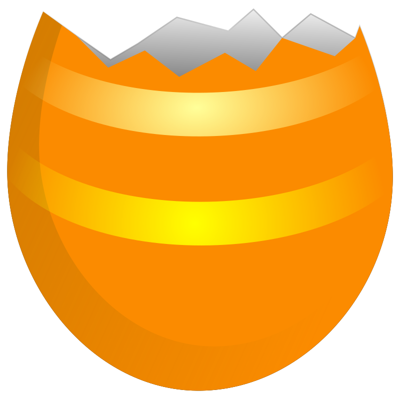 Orange Egg Easter Transparent PNG Image