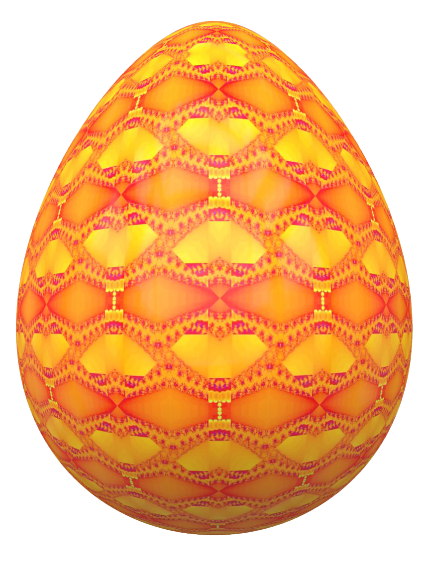 Orange Egg Easter Transparent PNG Image