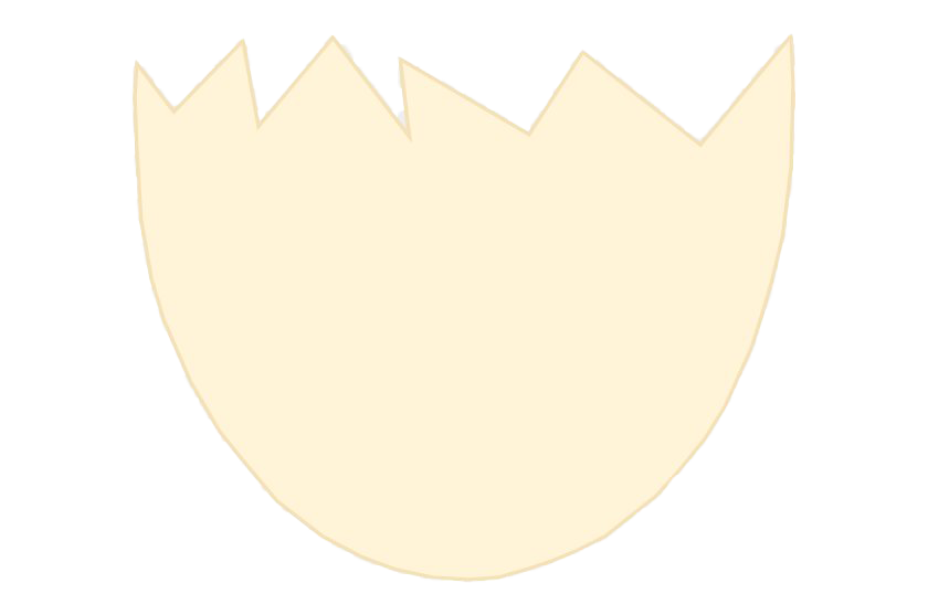 Plain Cracked Easter Egg Transparent PNG Image
