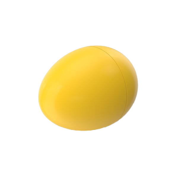 Plain Easter Egg Yellow Transparent PNG Image
