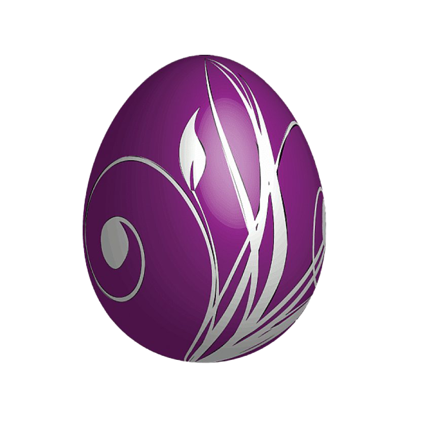 Purple Egg Easter Transparent PNG Image
